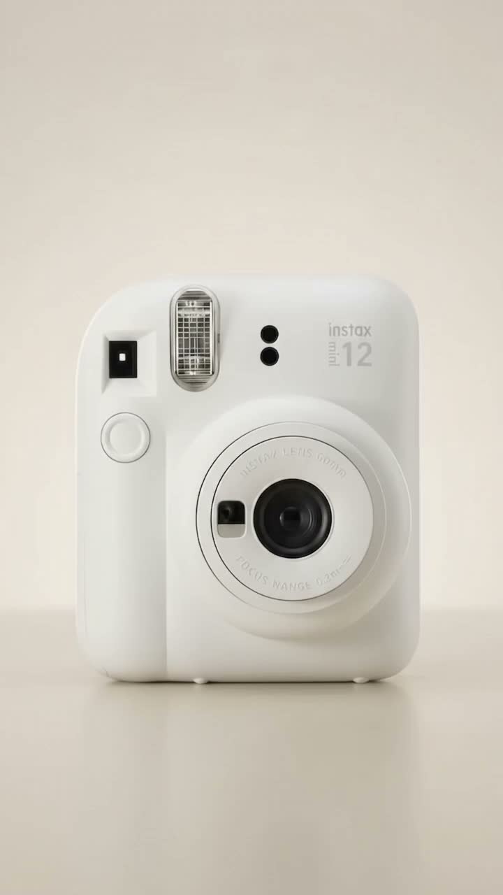 Fujifilm Instax Mini 12 Instant Film Camera Clay White